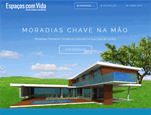 Tablet Screenshot of espacoscomvida.pt